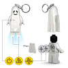 Ghost Lego Keychain Light