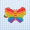 Rainbow Butterfly Fidget Crossbody Purse