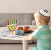 Wooden Hanukkah Menorah