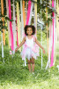 Think Mint Pink Skirt Wings And Wand Size 4-6