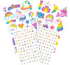Tattoo-Palooza Temporary Tattoos & Nail Stickers - Unicorns & Rainbows 3