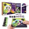 Panda Color With Clay By Number