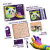 Panda Color With Clay By Number