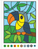 Color By Number Book Animals