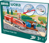 BRIO World Pull Back Train Set 2