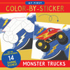 My First Color-by-Sticker Book - Monster Trucks 1