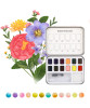 Watercolor Coloring Club Box Floral