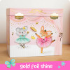 Animal Ballerina Musical Jewelry Box 2-Drawer