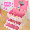 Animal Ballerina Musical Jewelry Box 2-Drawer