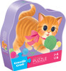 12-Pc Mini Puzzle - Cute Kitten 1