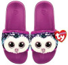Moonlight Owl Sequin Slides Medium