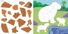 Rainforest Animals My First Color By Sticker Book