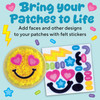 Latch And Patch Fuzzy Stickers
