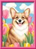 Floral Corgi Creart
