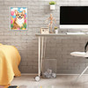 CreArt: Floral Corgi 7x10 5