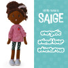 Groovy Girl Sage Black Hair Brown Skin