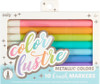 Color Lustre Metallic Brush Markers Set Of 10