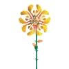 Golden Sunrise Solar Flower
