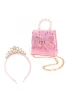 Mademoiselle Pink Mini Purse With Headband