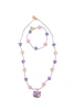 Lovely Kitty Necklace And Bracelet Set