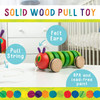 Eric Carle Wooden Caterpillar Pull Toy