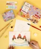 Dessert Watercolor Coloring Box
