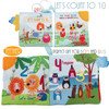 Farm & Jungle Cloth Book With Teether