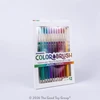 Color Brush Watercolor Pencil & Paintbrush in One Jewel Tones - Set of 12 3