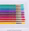 Color Brush Watercolor Pencil & Paintbrush in One Jewel Tones - Set of 12 4