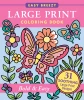 Bold And Easy Large Print Coloring Book