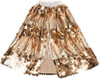 The 5th Avenue Paillette Gold Cape, Size 4/6 2