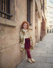 The 5th Avenue Paillette Gold Cape, Size 4/6 4