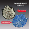 Star Wars Double-Sided Millennium Falcon Jigsaw Puzzle & Trivia 2