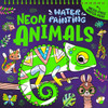 Neon Water Painting Animals: Mess Free Activity Book 1