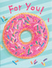 Donut Foil Gift Enclosure Card 1