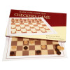 Wood Checkers Game