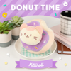 Donut Kittiroll Plush Blanket