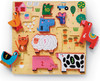 10-pc Stacking Wood Puzzle - 123 Barnyard 1