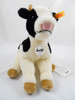 Luise Stuffed Black and White Plush Farm Cow Calf 103421