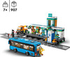LEGO City Train Station Building Set with Bus 4