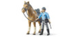 Bruder World Police With Horse