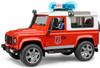 Land Rover Defender Station Wagon fire department vehicle with Light & Sound-Module and fireman 3