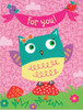 Owl With Banner Gift Enclosure Card 1