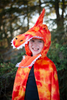 Grandasaurus Pterodactyl Cape, Orange, Size 4-6