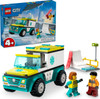 LEGO® City Great Vehicles: Emergency Ambulance and Snowboarder 1