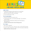 Animals Memory Match Game (Set Of 72 Cards)