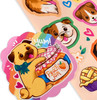 Stickiville Stickers: Puppies & Peaches - Scented (2 Sheets & 6 Die-Cut)
(Paper) 4