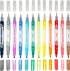 Stamp a Square Double-Ended Markers - Set of 12 5