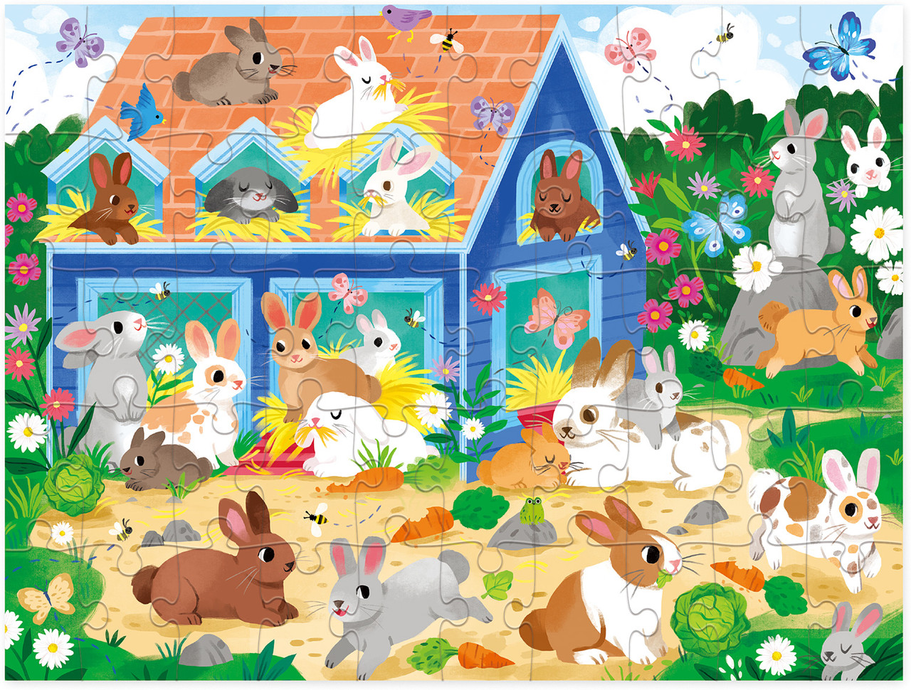 Bunny House 50 pc Puzzle 2