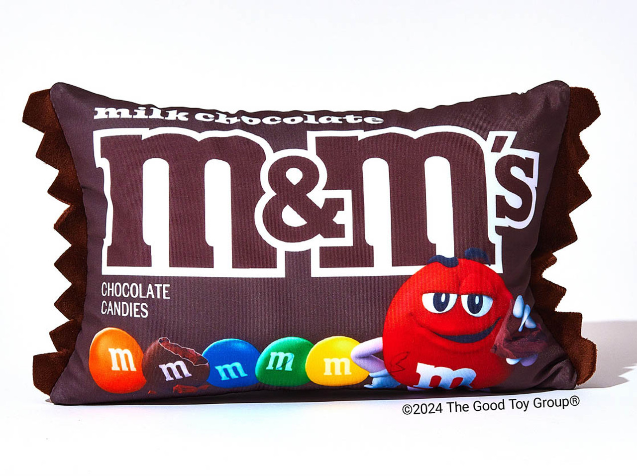 Milk Chocolate M&M's Candy Microbead Plush 1